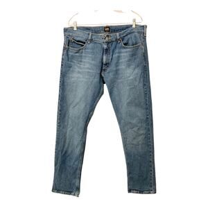 Lee Slim Fit Medium Wash Blue Jeans Men's Size 38x32 EUC